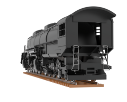 Locomotive isolated on background. 3d rendering - illustration png