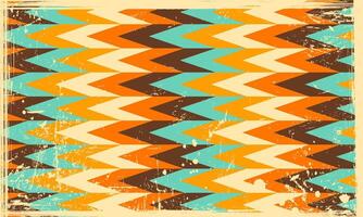 Abstract Vintage Retro 60s 70s Aesthetic Wavy Pattern Wallpaper with Rough Spilled Ink Print Texture vector