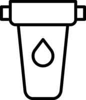 Faucet water filter icon vector