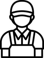 Repair service technician icon vector