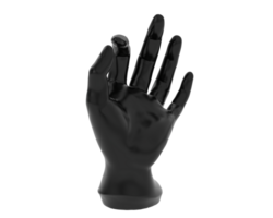 Mannequin hand isolated on background. 3d rendering - illustration png