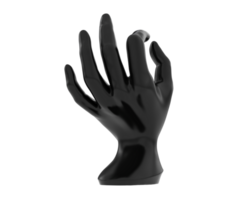 Mannequin hand isolated on background. 3d rendering - illustration png