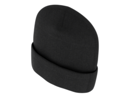 Beanie isolated on background. 3d rendering - illustration png