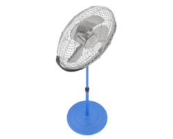 Standing fan isolated on background. 3d rendering - illustration png