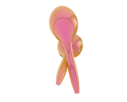 maracas isolé sur Contexte. 3d le rendu - illustration png