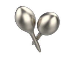 maracas isolerat på bakgrund. 3d tolkning - illustration png