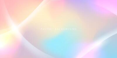 Pastel background, soft design modern illustration vector