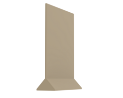 pos stående baner isolerat på bakgrund. 3d tolkning - illustration png