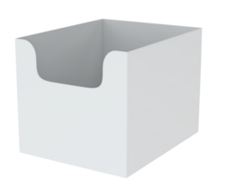 POS store box isolated on background. 3d rendering - illustration png