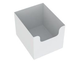 POS store box isolated on background. 3d rendering - illustration png