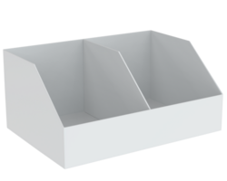 POS store box isolated on background. 3d rendering - illustration png
