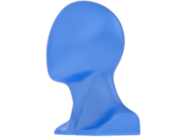 Male mannequin isolated on background. 3d rendering - illustration png