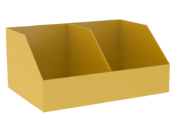 POS store box isolated on background. 3d rendering - illustration png