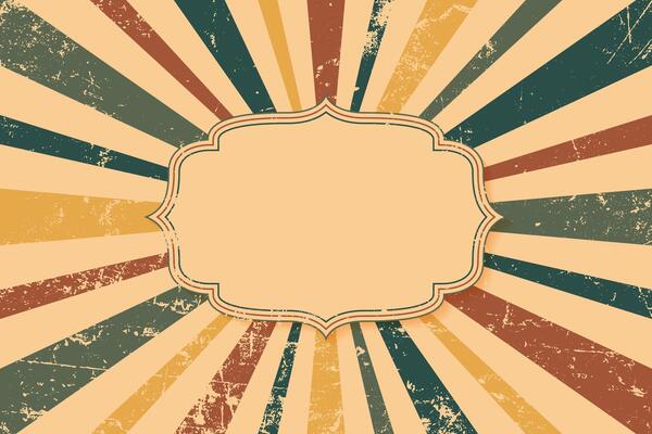 Retro Vintage Background with Grunge Texture