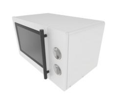 Microwave isolated on background. 3d rendering - illustration png