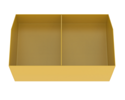 POS store box isolated on background. 3d rendering - illustration png