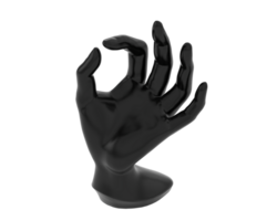 Mannequin hand isolated on background. 3d rendering - illustration png