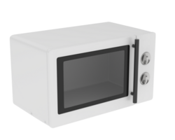 Microwave isolated on background. 3d rendering - illustration png