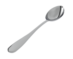 Spoon isolated on background. 3d rendering - illustration png