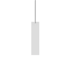 lång tunn märka isolerat på bakgrund. 3d tolkning - illustration png