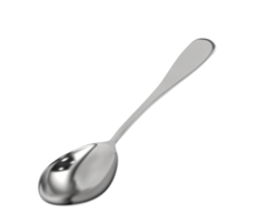 Spoon isolated on background. 3d rendering - illustration png