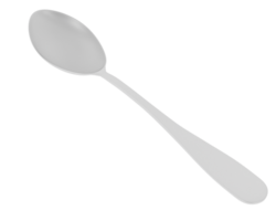 Spoon isolated on background. 3d rendering - illustration png