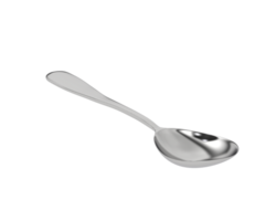 Spoon isolated on background. 3d rendering - illustration png