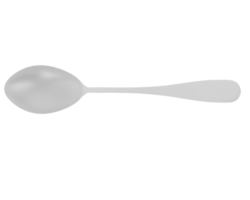 Spoon isolated on background. 3d rendering - illustration png