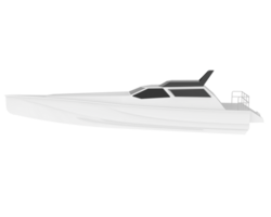 Speedboat isolated on background. 3d rendering - illustration png