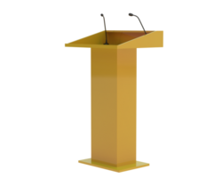 podium isolerat på bakgrund. 3d tolkning - illustration png