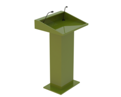 podium isolerat på bakgrund. 3d tolkning - illustration png