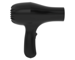 Hairdryer isolated on background. 3d rendering - illustration png