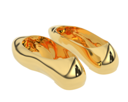 Ballet shoes isolated on background. 3d rendering - illustration png