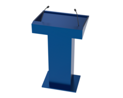 Podium isoliert auf Hintergrund. 3d Rendern - - Illustration png