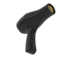 Hairdryer isolated on background. 3d rendering - illustration png