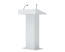 podium isolerat på bakgrund. 3d tolkning - illustration png