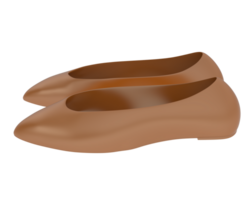 ballet des chaussures isolé sur Contexte. 3d le rendu - illustration png