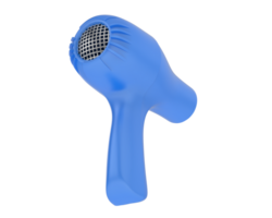 Hairdryer isolated on background. 3d rendering - illustration png