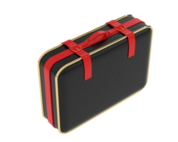 Suitcase isolated on background. 3d rendering - illustration png