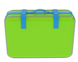 Suitcase isolated on background. 3d rendering - illustration png