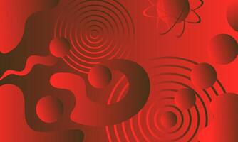 abstract background in red colors showing the components of dynamics and movement vector