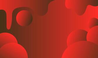 abstract background with flowing drops of red colors vector