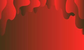 abstract background with flowing drops of red colors vector