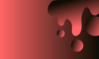 abstract background with flowing drops vector