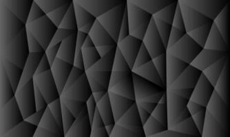 Abstract black geometric mosaic background. illustration vector