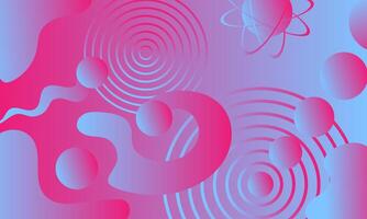 abstract holographic background in pink and blue colors showing the concept of dynamics and movement vector