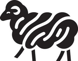 Sheep Minimalist Design vector