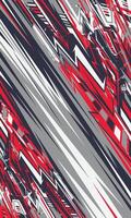 Abstract background grunge brush strokes racing car wrap template and sports jersey fabric design vector