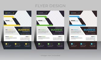 Marketing flyer template modern business proposal creative and professional layout for Corporate business. And also abstract business flyer , IT company flyer, illustration template in A4 size. vector