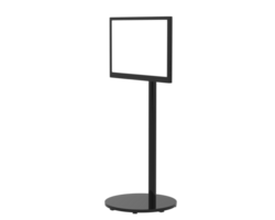 Bildschirm Fernsehen Stand isoliert auf Hintergrund. 3d Rendern - - Illustration png